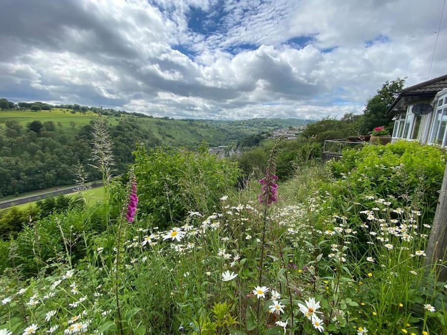 Вилла The Crest Hillside Retreat With Hot Tub Abertillery Экстерьер фото